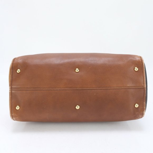 Fendi Chameleon Leather Handbag Tote Genuine Brown Women's - Picture 11 of 15